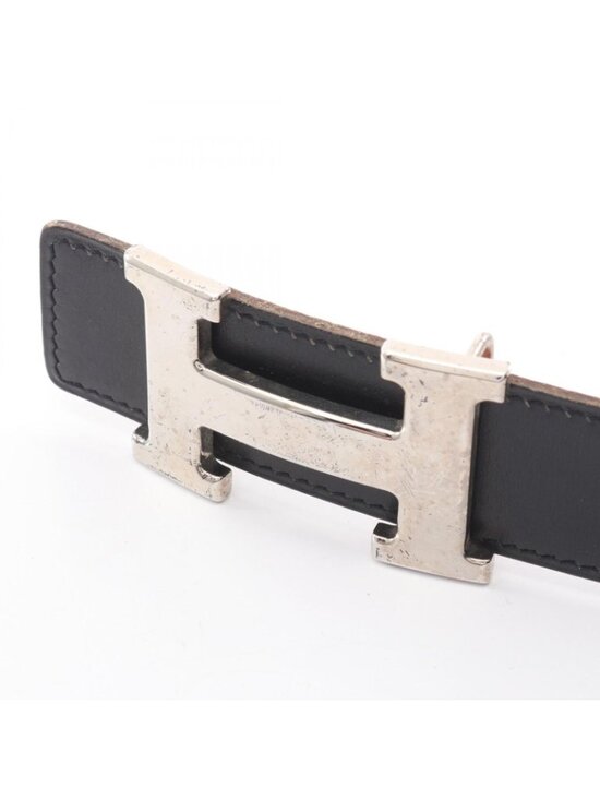 Hermes Belt Constance Reversible Black Leather main image 9